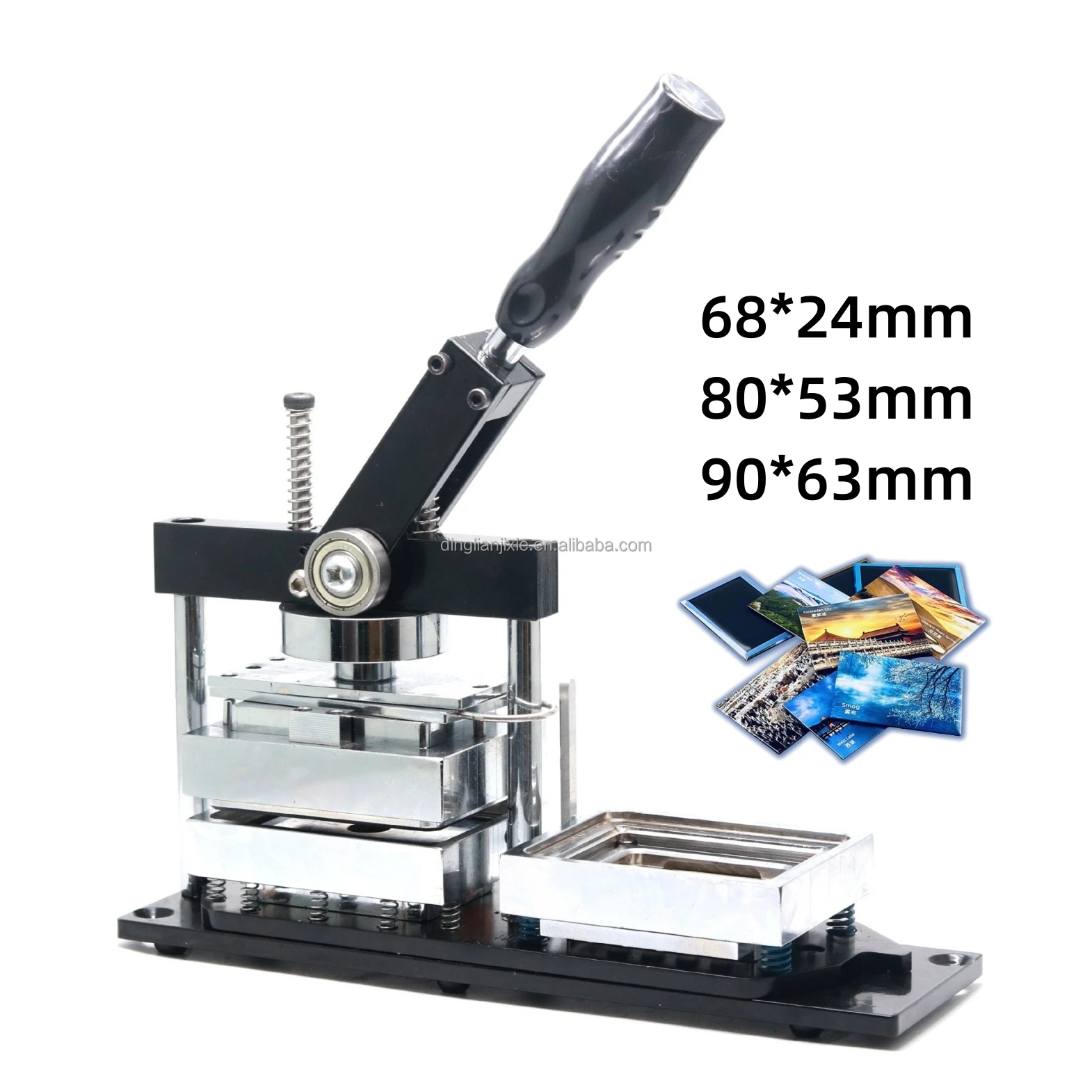 Multi-Size Rectangular Fridge Sticker Making Machine Button Badge Making Machine