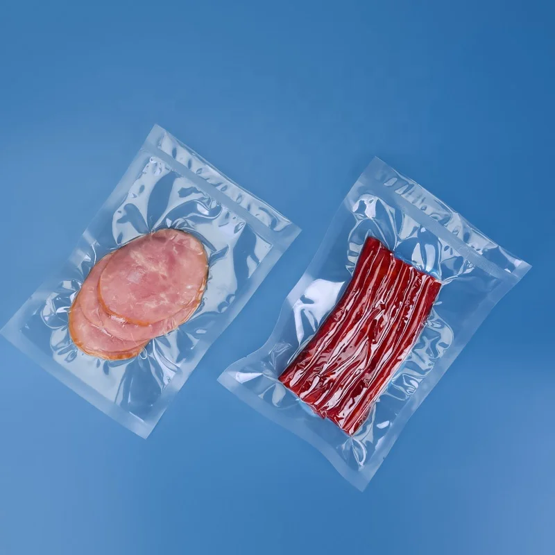 Heat Seal Food Plastic Fish Meat Packaging Nylon Vacuum Bag