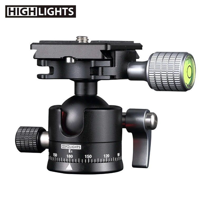 Perfect Quality Professional Camera Ball Head SLR Stand Tripod Head With Quick Mounting Plate