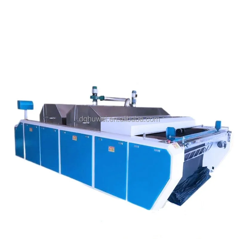 Industry Knitting Fabric Steam shrinking inspect machine Fabric heat setting stenter machine Steam shrinking inspection machine