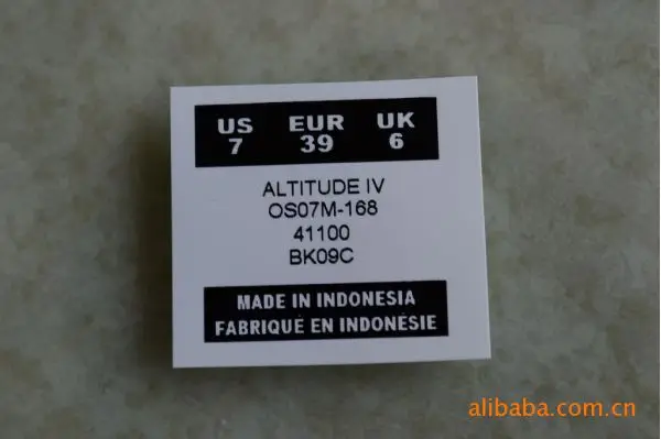 Running Shoes Tongue Labels  Logo Film Washable Printable Film Xilnglin Factory