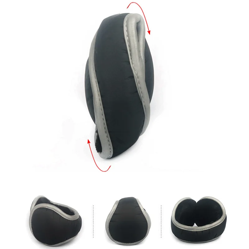 Reflective Waterproof Earmuffs Foldable Winter Outdoor Ear Warmer Cycling Fleece Ear Muffs