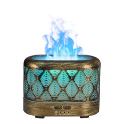 Пользовательские 200 мл увлажнитель воздуха Usb диффузор для эфирных масел для спальни 3d Пламени спрей мини ультразвуковой диффузор