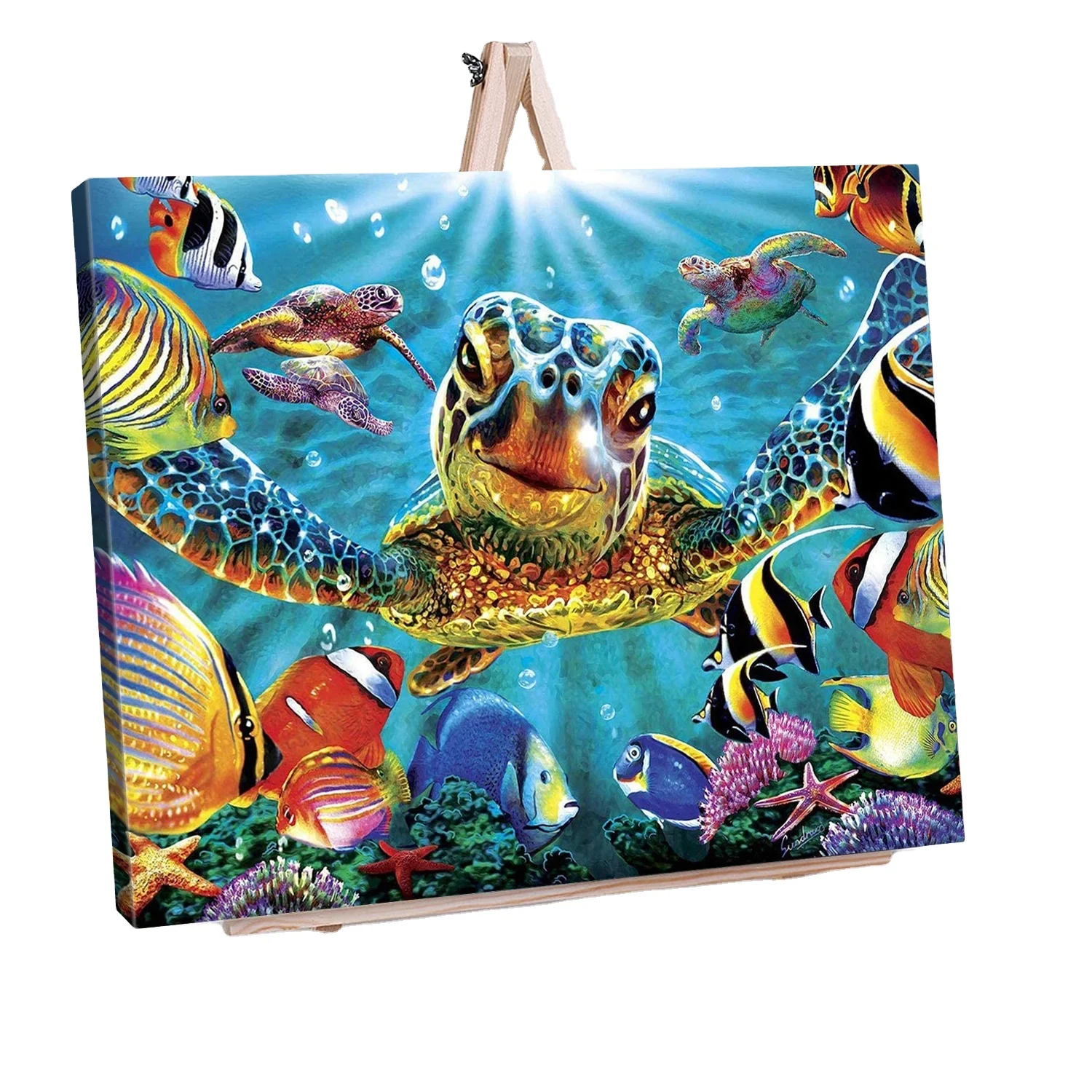 2021 Wholesale DIY Custom Picture Paint by Numbers Framed Canvas Customised Square Customized Logo Accepted Accept OEM 2pcs OYUE