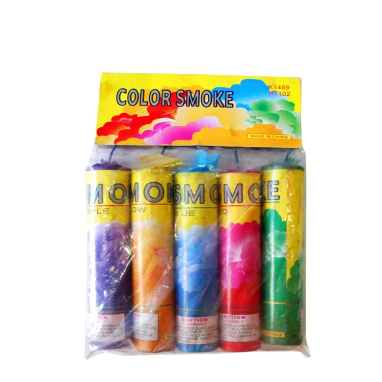 Дымовой фонтан Салют цветным дымом Сделано в Китае