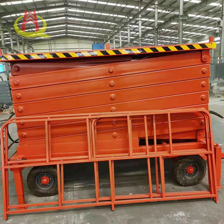 6M-14M Tree Trimming Construction Maintenance Aerial Work Platform Trailer Mobile Hydraulic Scissor Lift Table