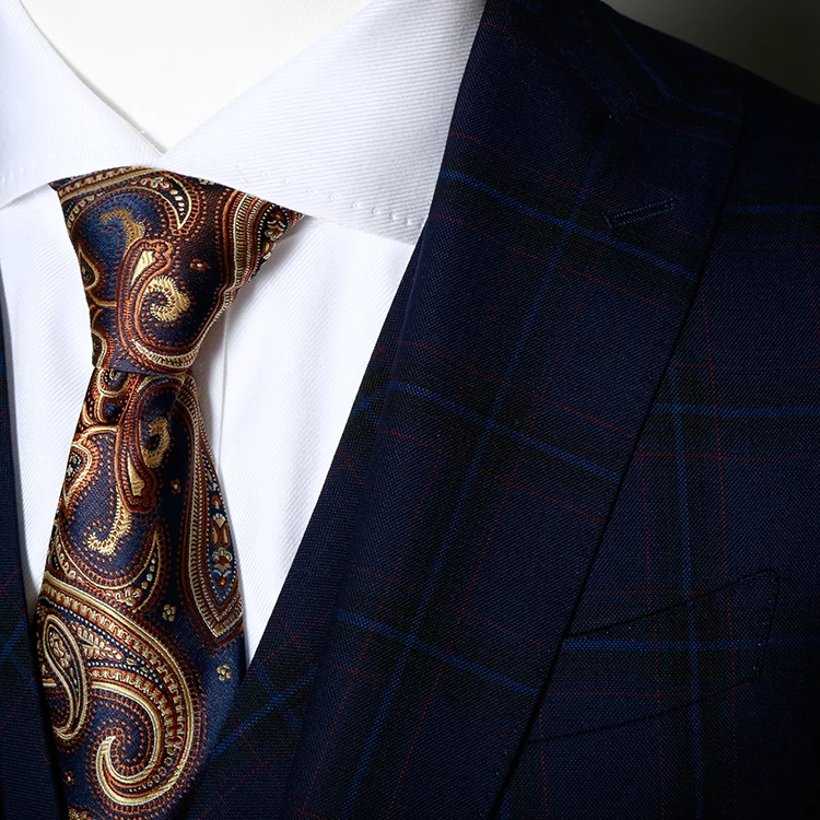 Mens suit 3 piece special check fabric formal suits blazer vest pant jacket clothing tailored made to measure