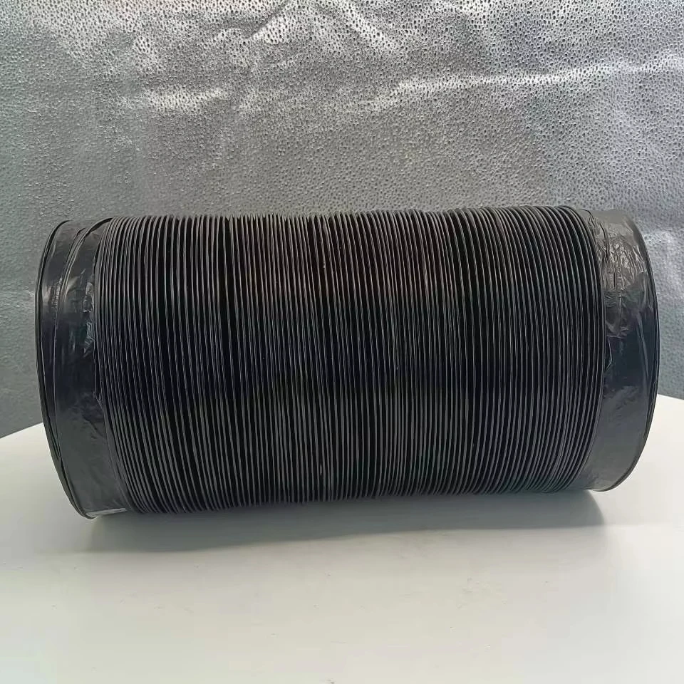 Premium 4 Inch 4M Black PVC conbined with Aluminum film Air Pipe wind tube Ventilation Systems wind tube