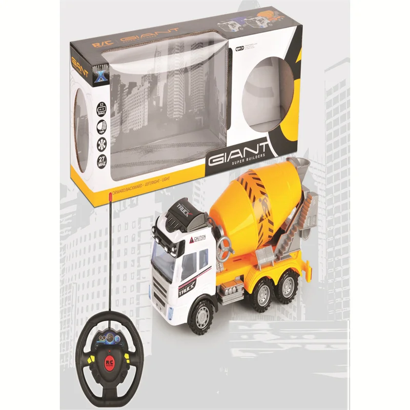 HW TOY LIXIONGSHENG RC Semi Truck Fuel Oil Hauler Remote Control Car Battery Operated 4CH Oil tank truck with light and  sound