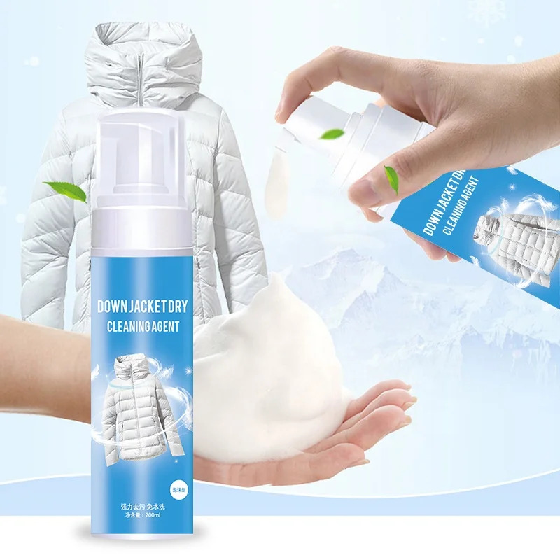 
Down Jacket Dry Cleaning Agent Water Free Clean Spray Foam for Down Jacket 