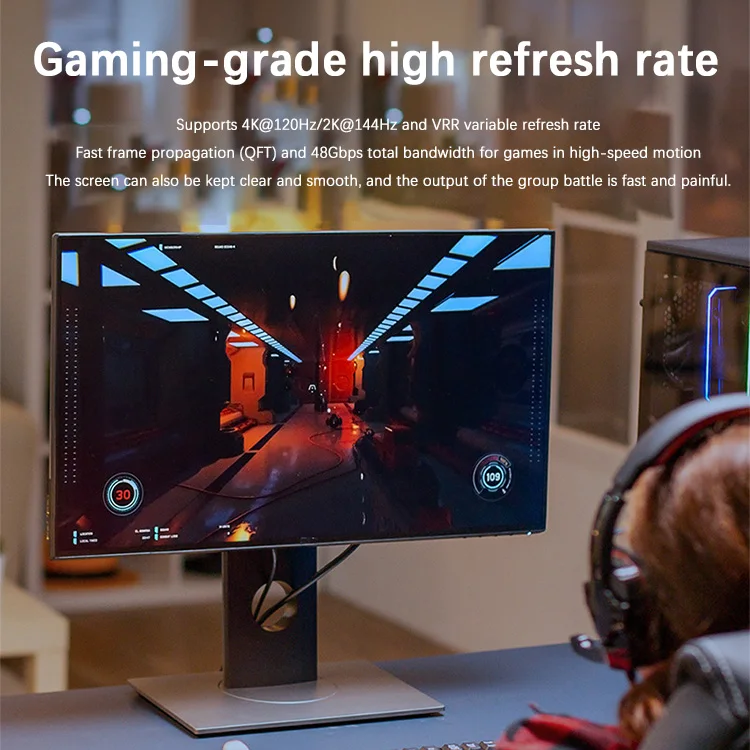 Ultra High Speed 8K HD MI 2.1 Cable 4K 120Hz 5M 8M 10 Metros HD MI Male to Male For TV Xbox HD MI Cable