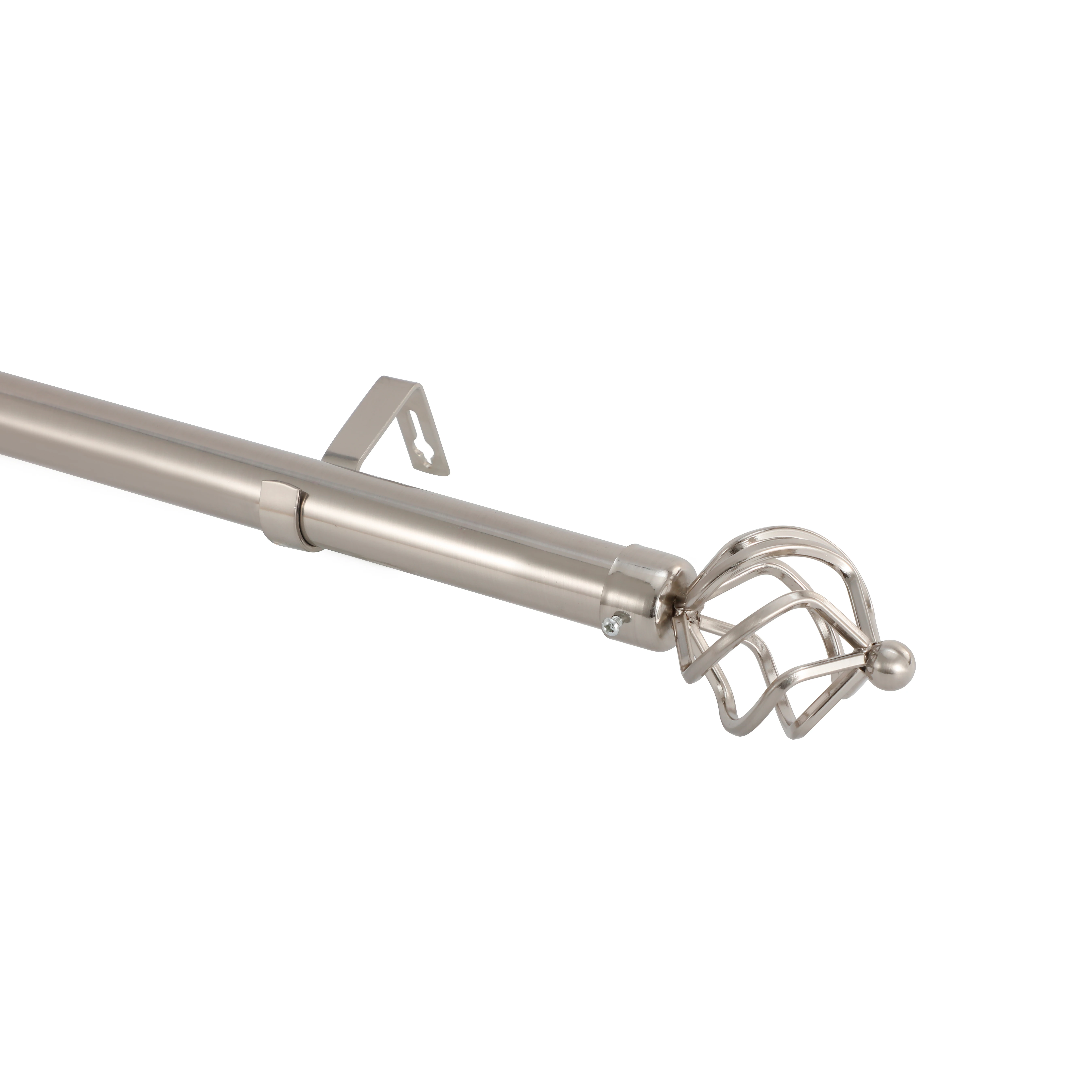 China wholesale  1/8 inch home Decorative Metal Drapery hardware,curtain rod  set