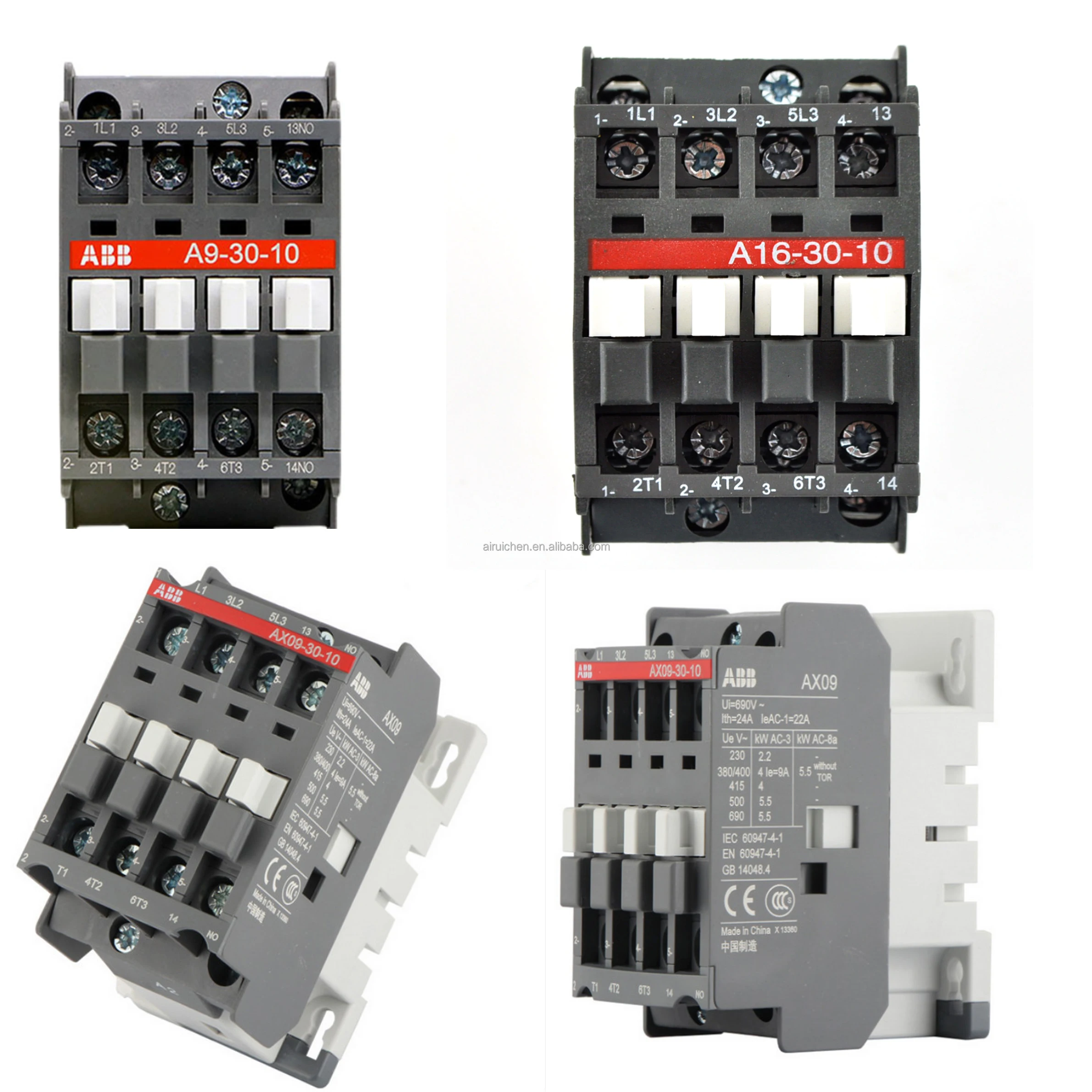 Distributors ABB-China AC DC A16-30-10*24V 50/60Hz 1SBL181001R8110 contactor