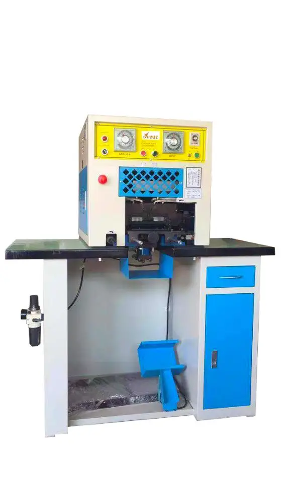 YT-830 Automatic Shoes Toe Upper Hot-melt Glue Toe Puff Printing Pressing Attaching Machine Shoes Making Machine