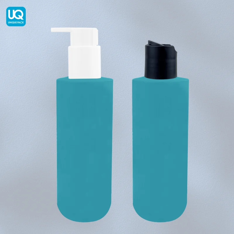 empty 250 300 400 750 ml recycled plastic cosmetic packaging shampoo and conditioner 8 10 13 25 oz shower gel shampoo bottle