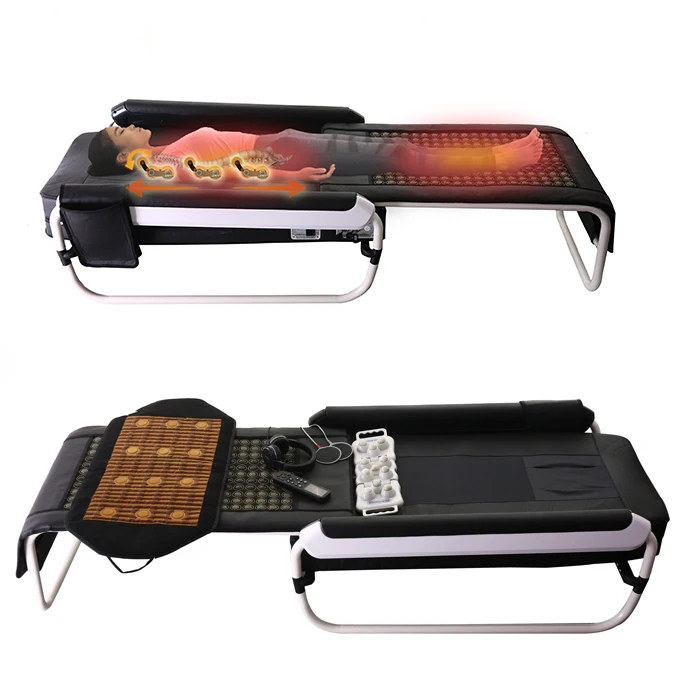 Spine Healthy care infrared massage bed heating thermal jade roller table body massager hot electric spine therapy Korea v4 best
