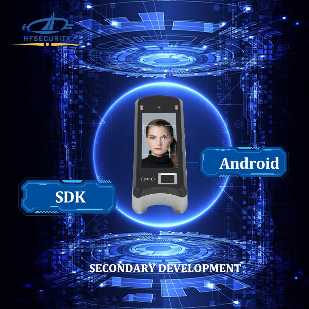 HF-X05 Open API and Free SDK Secondary Development Compatible Face Fingerprint Time Attendance Products