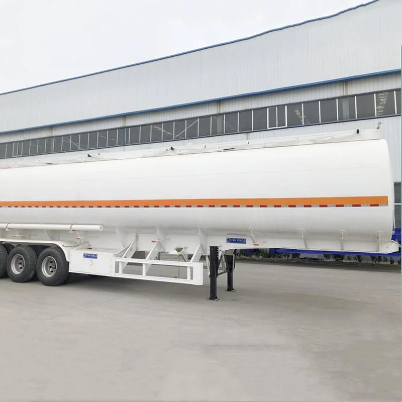 TITAN Shipping 40000 Liters Fuel Tanker Trailer 3 Axle Oil Tanker Trailer Manufactures Customized New In 2024