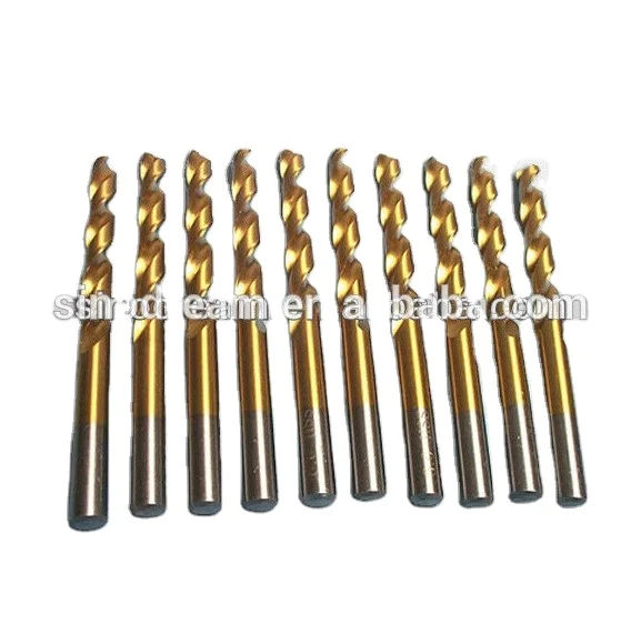 Manufacture  HSS Titanium Coated 4241 6542 4341 m35 Left Hand Twist Drill BIt for granite
