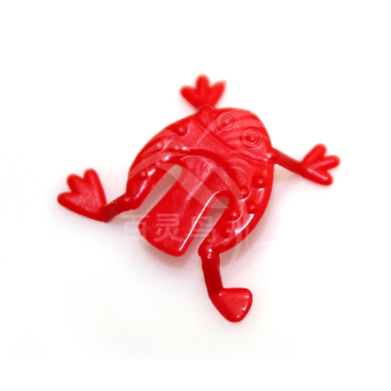 very cheap small plastic funny promotional jumping frog toy buy from China
