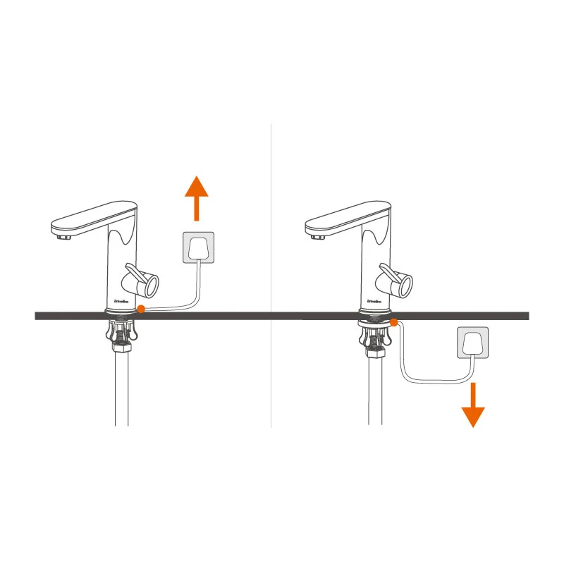 Briwellna 220V Instant Heating Water Taps and faucets electric faucets Hot Mixing Water Faucet
