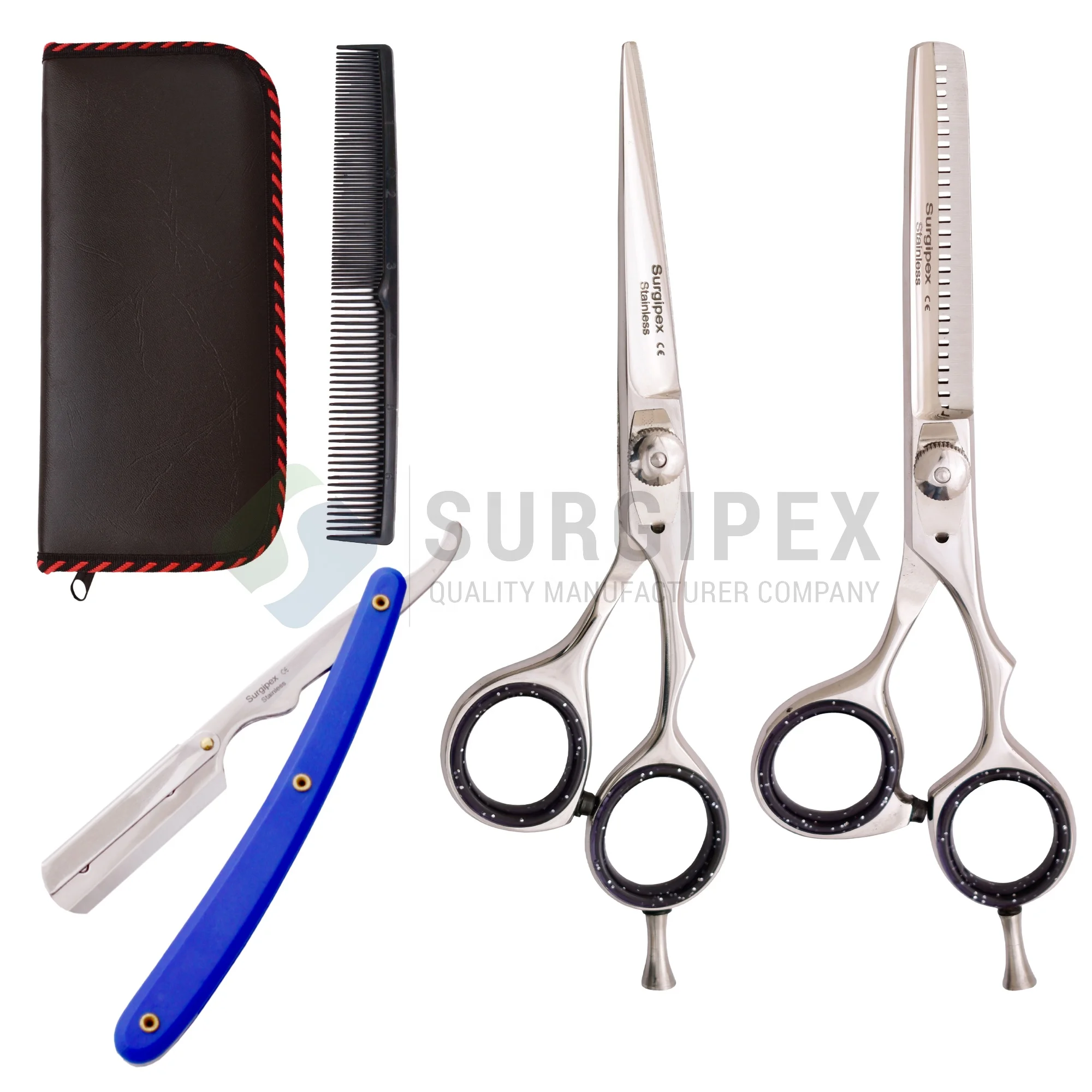 Salon Usage Right Handed Barber Hair Cutting Hairdressing Scissors Set Steel Style Time Beauty