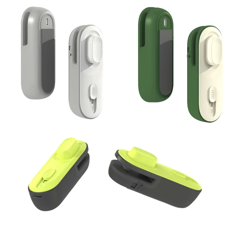 Factory customized small kitchen portable USB rechargeable type-c charging battery sealed mini sealer for food plastic bags