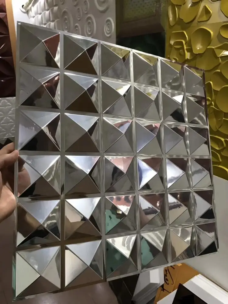 Nickel Finish 3D Wall Covering Wall Panel