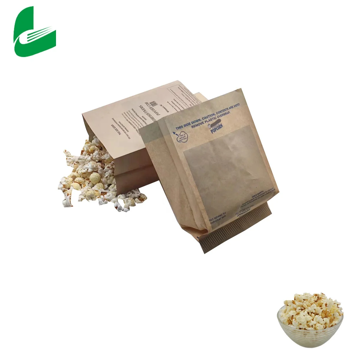 Huafeng printing New High Quality Folding Microwave Popcorn bags