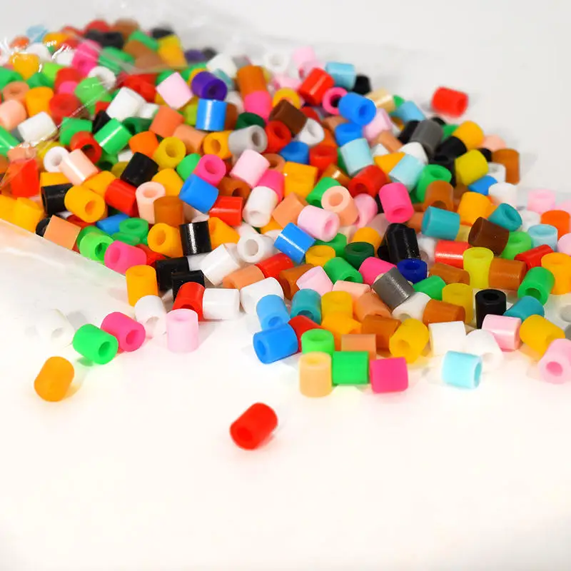 Factory Price 5mm Hama Perler Beads Set Children Puzzle Game Toy Customizable Diy Ironing Beads Kit For Kids