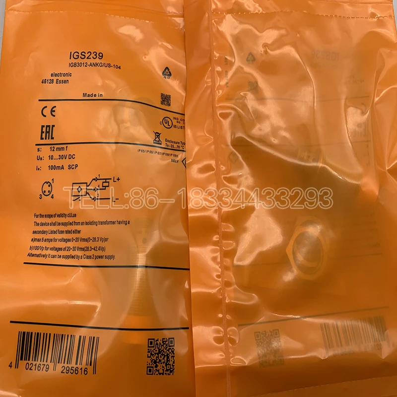 Brand new original inductive sensor IGS232 IGS233 IGS234 IGS235 one year warranty