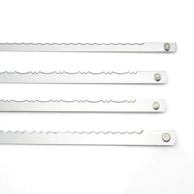 Ultrasonic Scalloped Serrated Bow Bread Knife Blade