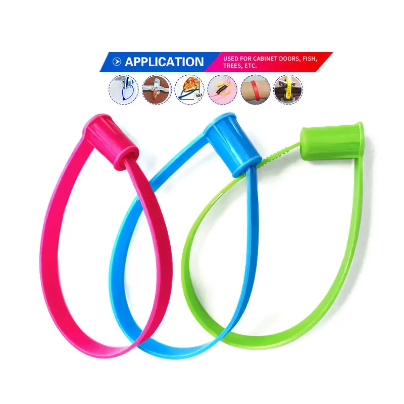 fixed length tote security seal wholesale plastic strap security seal rubber cable security seal
