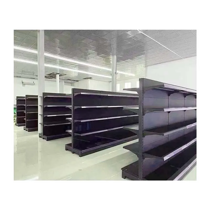 Customized Double-Sided Commercial Shop Shelves Super Market Racks Gondola Shelving Metal Supermarket Shelves For Retail Store