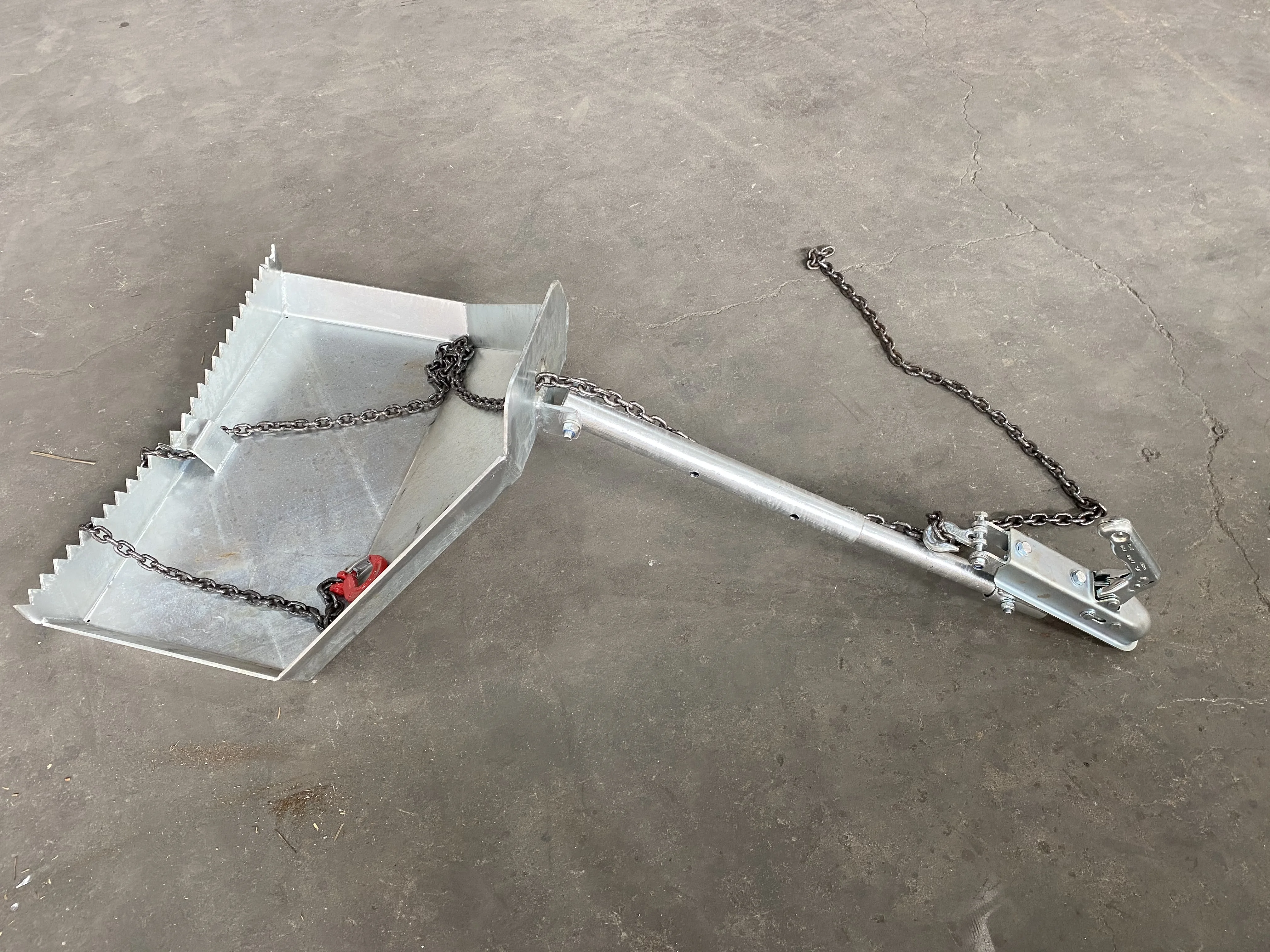 2022 atv log transport trailer metal sheet attachments skidding plate for timber skidding transportation