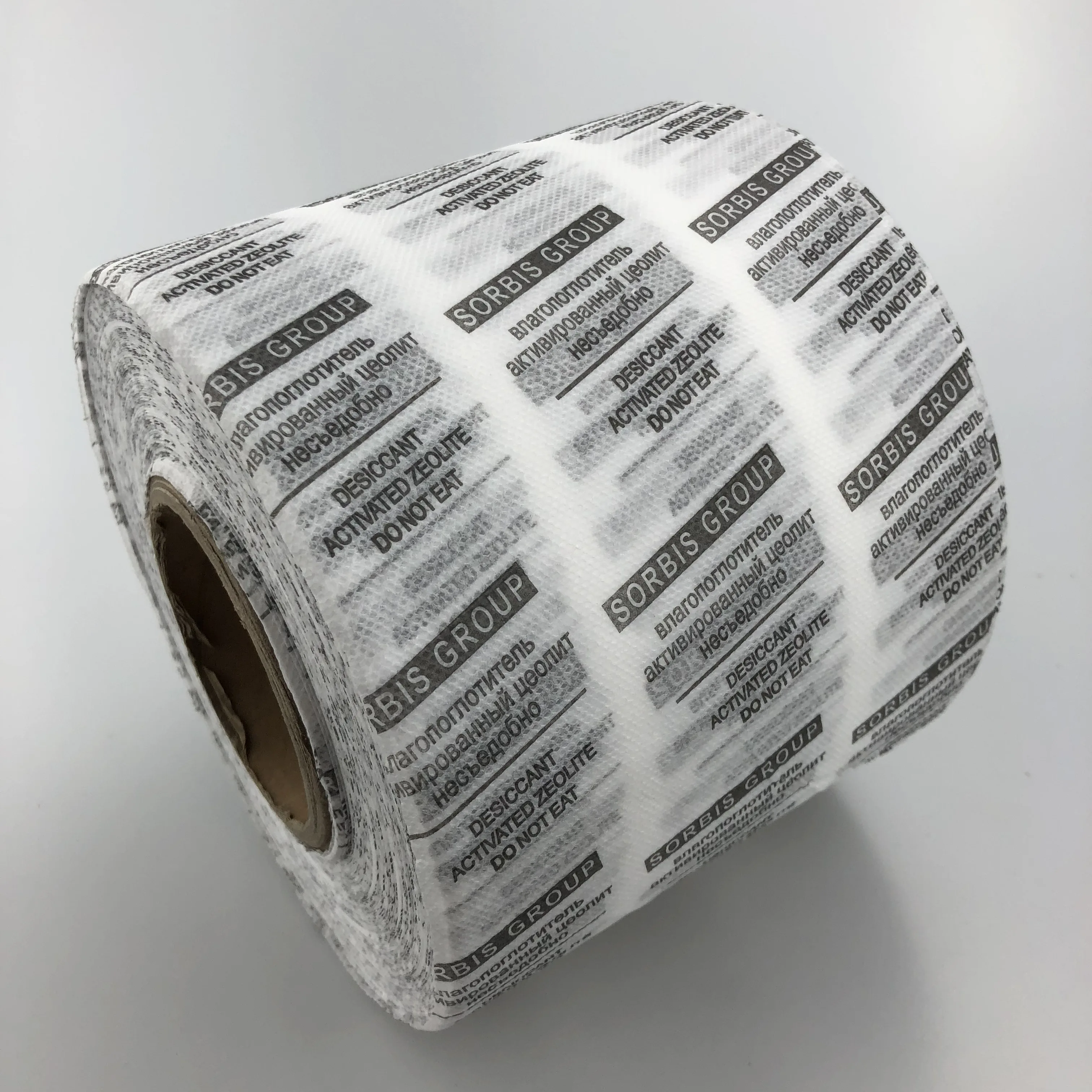 Wholesale Heat Sealing Printed Cotton  Free Sample Silica Gel Desiccant Packing Paper Desiccant Wrapping Paper