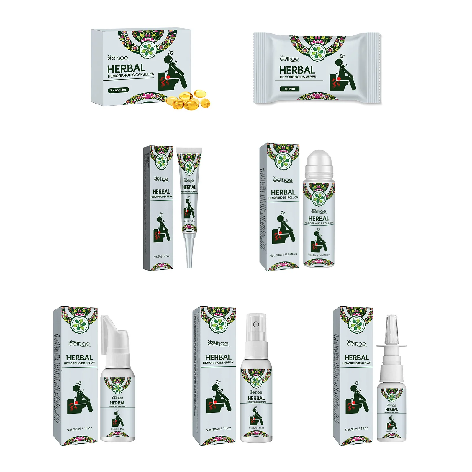 Best Price Herbal Hemorrhoids Cream Internal Hemorrhoid Piles External Fissure Anal Pain Relief Spray