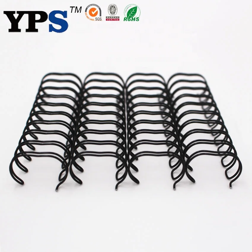 Office Binding Supplies Black Color A4 Size Double Wire Spiral O  Binding 3 1