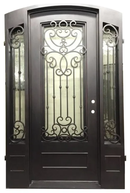 Factory Wholesale Golden Supplier Iron Door With Turkey Iron Doors