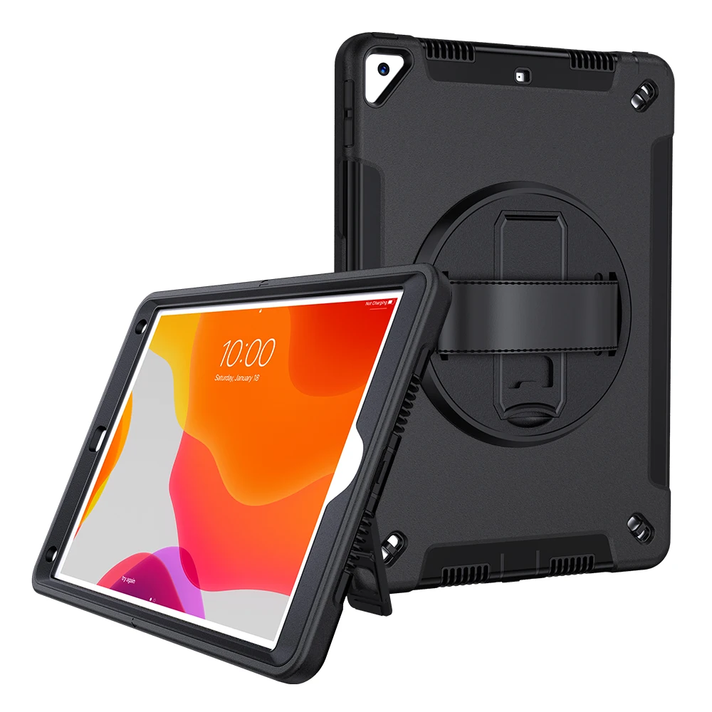 For iPad 10.8 Tablet Case 2020 TPU+PC Shockproof Rugged TPU PC Case For iPad 8th
