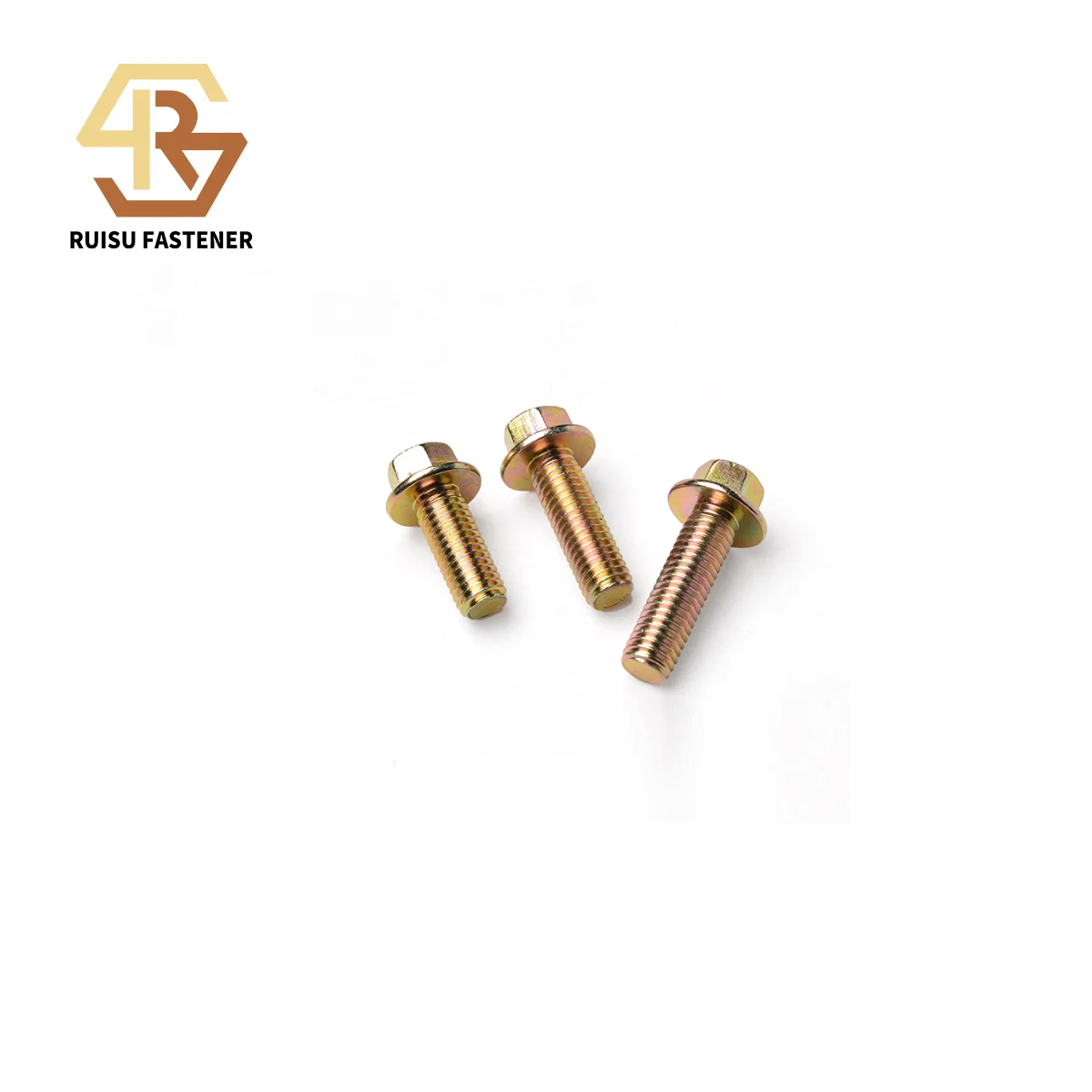Motorcycle car fastening flange bolts high quality DIN6921  low carbon steel cold block made Gr.5