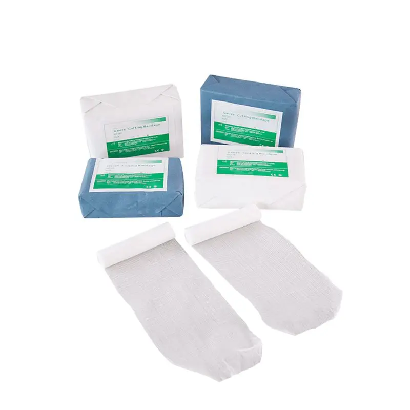 Good price triangular hemostatic gauze sized lab medical sterile gauze roll bandage