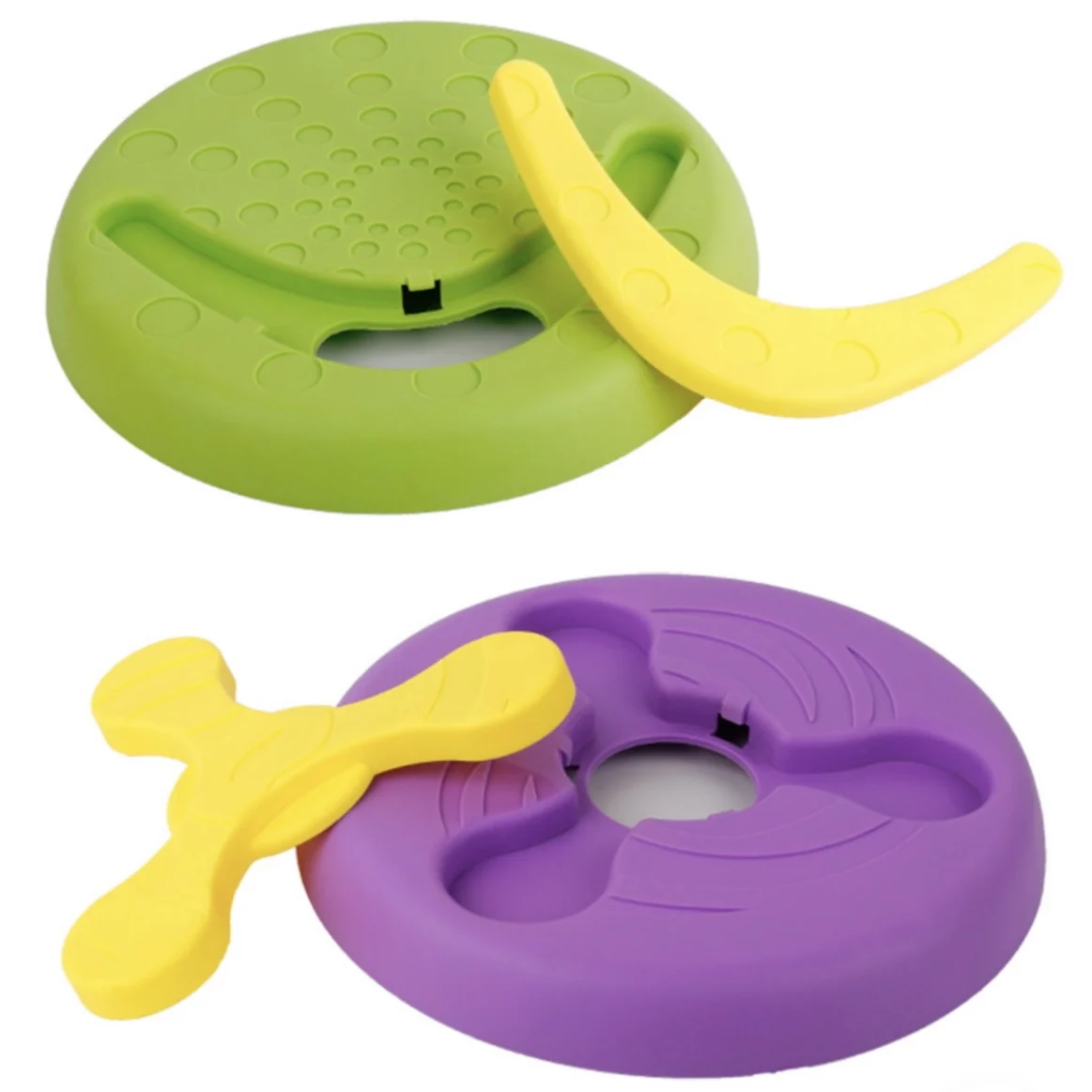 
Manufacture Wholesale bite resistant Pet Frisbeed Round Shape Professional Printed Flying Disc For Pets 