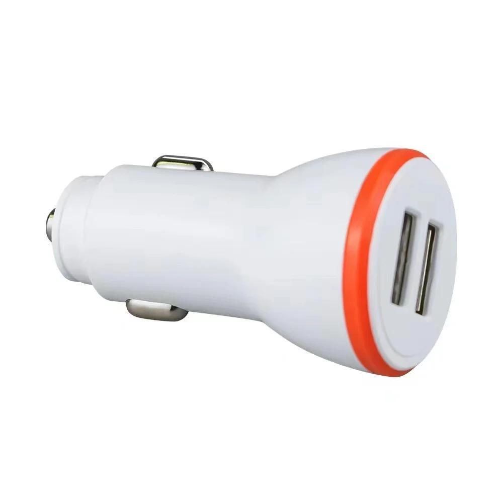 Dual USB2.1A автомобильный прикуриватель подходит для Android Apple Huawei 2-портовый зарядки автомобиля