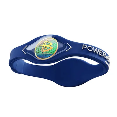 YICAI Fashion Durable Negative ion Silicone Power Energy Bracelet Anion Energy Balance Sports Wristbands Silica Gel Bracelet