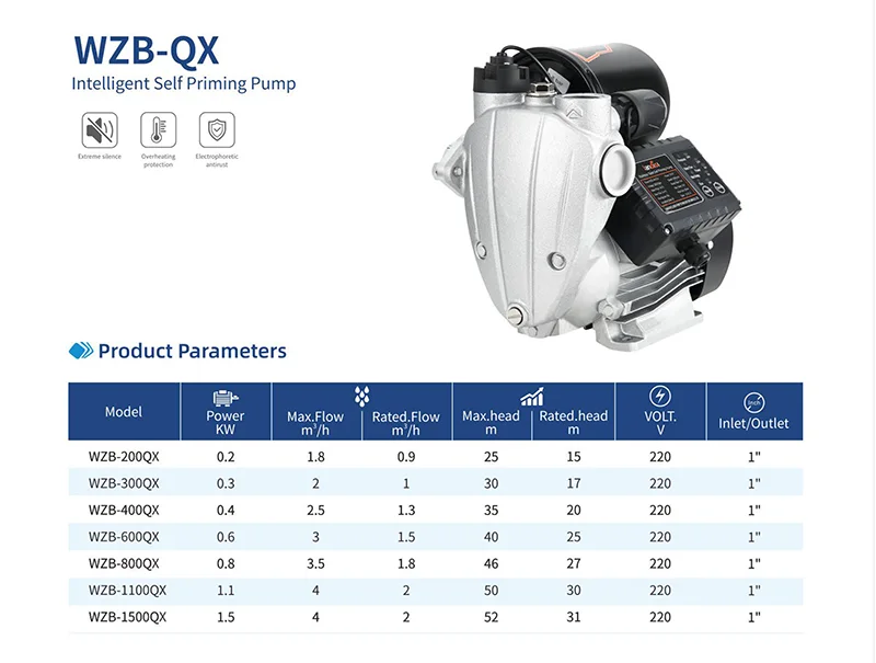 Water Pump Electric Automatic Home Use Automatic 200W Booster Pump