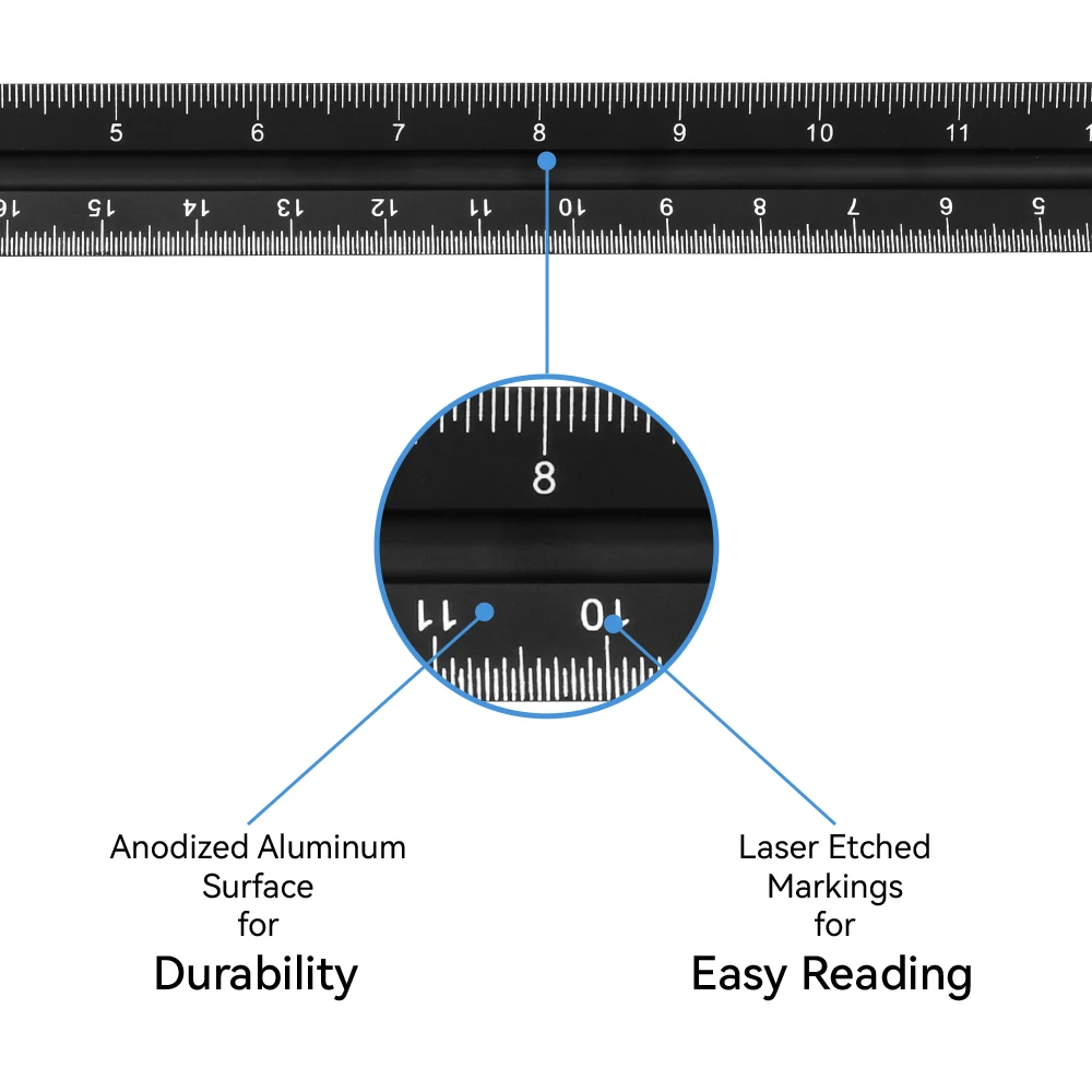 Architectural Scale engineering standard template aluminum Ruler Triangular Ruler straight ruler
