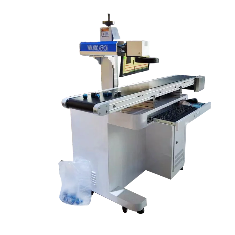 SMARTECH Laser marking machine with automatic registration system for Electronic Accessories resistance