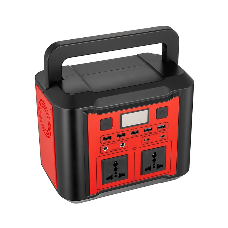 Portable generate power station rechargeable 220v power bank station portable power station 300w 600w charger with solar panel