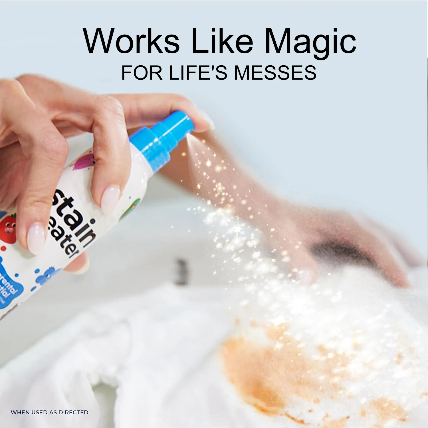 Clothes cleanse dirt oil fruit color dye removal for laundry and hand wash stain treater dry cleanse stain spray foam